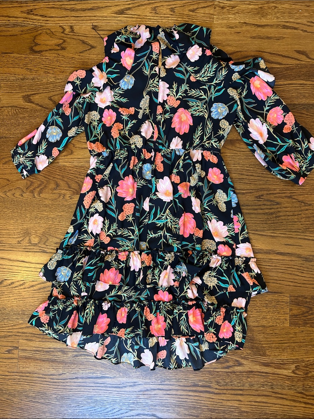 Kate Spade Blossom Cold Shoulder Dress size 8 - Picture 8 of 9